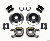 Wilwood D154 P/S Park Brake Kit Drilled Mopar/Dana 2.36in Off w/Snap Ring Brng