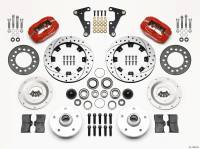 Wilwood Forged Dynalite Front Kit 11.75in Drilled Red 41-55 Cadillac