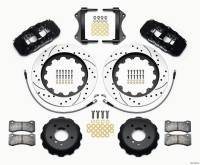 Wilwood AERO6 Front Hat Kit 15.00 Drilled 2007-2011 BMW E90 Series w/Lines