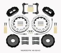 Wilwood Narrow Superlite 6R Front Hat Kit 12.88in Drilled 2014-2015 Mini Cooper w/Lines - 140-15214-D