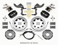 Wilwood Dynapro Radial4 / MC4 Rear Kit 12.19 Drilled 2014-2015 Mini Cooper w/Lines & Cables