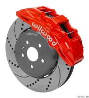 Wilwood SX6R Front Brake Kit 15in SRP Drilled/Slotted Rotor - Red