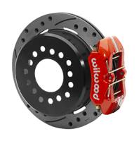 Wilwood - Wilwood Dynapro Low-Profile 11.00in P-Brake Kit Dust Seal 2.36in Offset - Drilled Red - Image 1