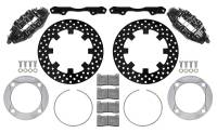 Wilwood - Wilwood 2014+ Polaris RZR XP 1000 Front Kit 11.25in Drilled - Black 140-16632-D - Image 1