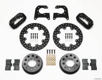 Wilwood Forged Dynalite Rear Drag Kit Drilled Rotor 58-64 Olds/Pont .690in Studs