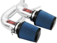 Injen - Injen 08-09 535i E60 3.0L L6 Twin intake & AMSOIL Filters Polished Short Ram Intake - Image 3