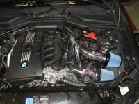 Injen - Injen 08-09 535i E60 3.0L L6 Twin intake & AMSOIL Filters Wrinkle Black Short Ram Intake - Image 5