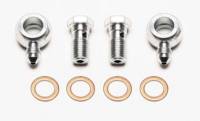 Wilwood Banjo Fitting Kit -3 male to 7/16 Banjo Bolts & Crush Washers (2 qty)