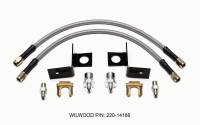 Wilwood Flexline Kit 14 inch -3 M10-1.00 IF 1/8 NPT Straight