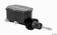 Wilwood - Wilwood Compact Tandem Master Cylinder - 7/8in Bore - w/Pushrod (Black) - Image 2