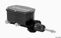 Wilwood - Wilwood Compact Tandem Master Cylinder - 15/16in Bore - w/Pushrod (Black) - Image 2