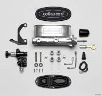 Wilwood - Wilwood HV Tandem M/C Kit w L/H Bracket & Prop Valve - 7/8in Bore Ball Burn.-W/Push - Image 2