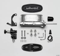 Wilwood - Wilwood HV Tandem M/C Kit w L/H Bracket & Prop Valve - 15/16in Bore Ball Burnished-W/Pushrod - Image 2