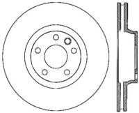 StopTech Power Slot 07-10 Audi Q7 / 03-10 Porsche Cayenne Cryo Right Front Slotted Rotor