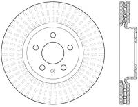 StopTech 12-16 Audi A4 Cryo Slotted Front Left Sport Brake Rotor