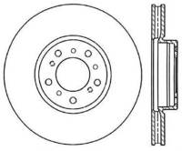 StopTech Power Slot BMW (E46) Front Left Cryo Slotted Rotor