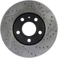 StopTech - StopTech 96-7/04 Audi A4 / 95-01 A6 / 7/98-05 VW Passat Left Front Slotted and Drilled Rotor - Image 1