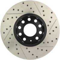 StopTech - StopTech 96-7/04 Audi A4 / 95-01 A6 / 7/98-05 VW Passat Right Front Slotted and Drilled Rotor - Image 2