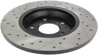 StopTech - StopTech Power Slot 09-10 Audi A4/A4 Quattro / 08-10 A5 / 10 S4 Rear Left Drilled & Slotted Rotor - Image 2