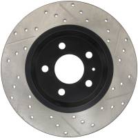 StopTech - StopTech Power Slot 09-10 Audi A4/A4 Quattro / 08-10 A5 / 10 S4 Rear Right Drilled & Slotted Rotor - Image 3