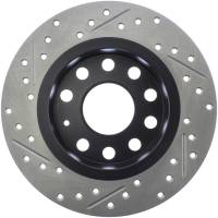 StopTech - StopTech 11-17 Volkswagen Jetta /Golf / Golf GTI Slotted & Drilled Rear Left Rotor - Image 2