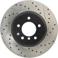 StopTech - StopTech 08-09 BMW 535 Series / 04-09 545i/550i/645Ci/650i Slotted & Drilled Left Front Rotor - Image 1