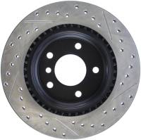 StopTech - StopTech 06 BMW 325 / 07-09 BMW 328 Slotted & Drilled Right Rear Rotor - Image 2