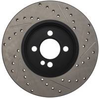 StopTech - StopTech Slotted & Drilled Sport Brake Rotor 07-13 Mini Cooper - Image 3