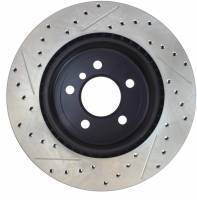 StopTech - StopTech 2011-2013 BMW 535i / 2012-2016 BMW 640i Slotted & Drilled Rear Left Brake Rotor - Image 2