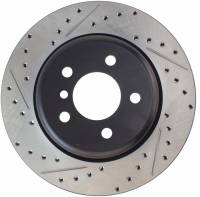 StopTech - StopTech 2011-2013 BMW 535i / 2012-2016 BMW 640i Slotted & Drilled Rear Right Brake Rotor - Image 1