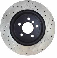 StopTech - StopTech 2011-2013 BMW 535i / 2012-2016 BMW 640i Slotted & Drilled Rear Right Brake Rotor - Image 2