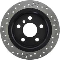 StopTech - StopTech 14-15 Mini Cooper Base Slotted & Drilled Rear Left Rotor - Image 2