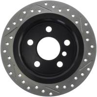 StopTech - StopTech 14-15 Mini Cooper Base Slotted & Drilled Rear Right Rotor - Image 2