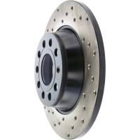 StopTech - StopTech 10-11 & 13 Audi A3 Quattro / 10 VW GTI Mk VI Drilled Right CRYO-STOP Brake Rotor - Image 3