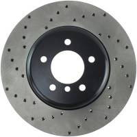 StopTech - StopTech 04-10 BMW 5-Series & 6-Series Drilled Right Front Rotor - Image 1