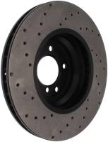 StopTech - StopTech 07-10 BMW 335i Cross Drilled Left Front Rotor - Image 1