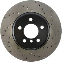 StopTech 11-13 BMW 550i Rear Left Drilled Sport Brake Rotor - 128.34133L