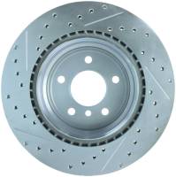 StopTech - StopTech Select Sport 07-13 BMW 335i Slotted & Drilled Vented Left Rear Brake Rotor - Image 2