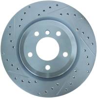 StopTech - StopTech Select Sport 07-13 BMW 335i Slotted & Drilled Vented Right Rear Brake Rotor - Image 1