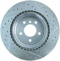 StopTech - StopTech Select Sport 07-13 BMW 335i Slotted & Drilled Vented Right Rear Brake Rotor - Image 2