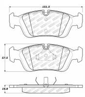 StopTech Street Select Brake Pads - Rear