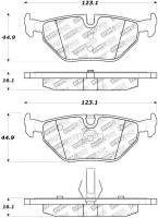 StopTech Street Select Brake Pads w/Hardware - Rear