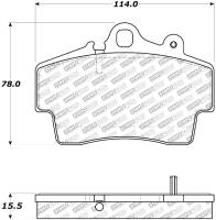 StopTech - StopTech Street Select Brake Pads w/ Hardware - Front - Image 1