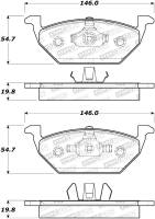 StopTech Street Select Brake Pads