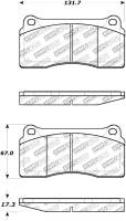 StopTech - StopTech Street Select Brake Pads - 00-06 Jaguar XKR - Image 1