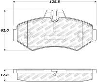 StopTech - StopTech 02-11 Mercedes G500 Street Select Rear Brake Pads - Image 1