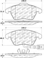 StopTech Street Select Brake Pads - Front