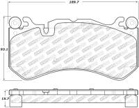 StopTech - StopTech Street Select 14-18 Audi RS7 Front Brake Pads - Image 1