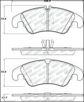 StopTech - StopTech Street Select 08-17 Audi A5 Front Brake Pads - Image 1