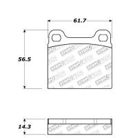 StopTech Street Touring 98-04 Volvo C70/98-00 V70 Rear Brake Pads